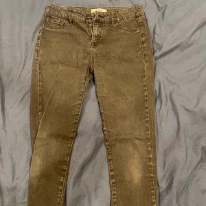 Black high rise skinny jeans